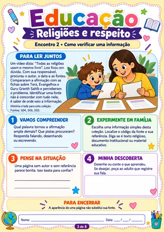 Página 3 da unidade 8: Como verificar uma informação